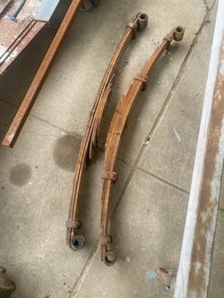 Front leaf springs off a 1946/47 ford pick up.  $30 for the set