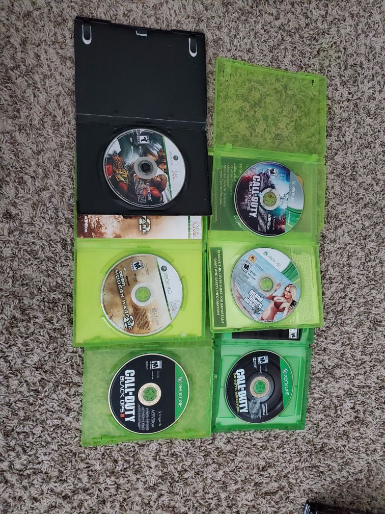 XBOX ONE AND 360 GAMES