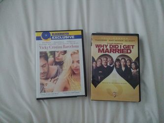 2 DVDs: Vicky Cristina Barcelona. Why Did I Get Married.