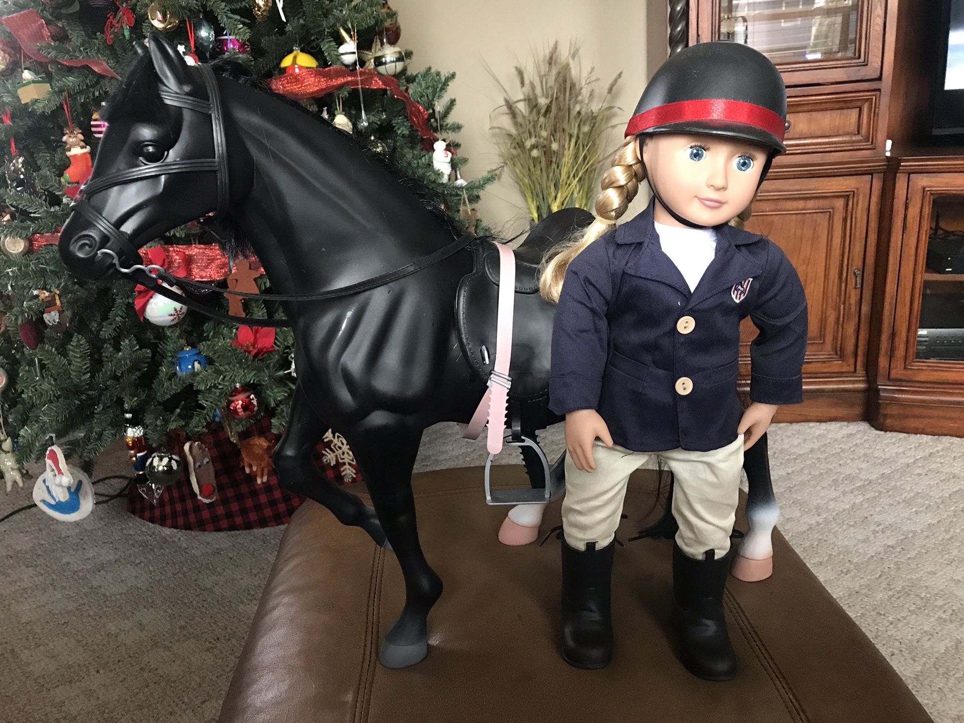 Battat Equestrian Doll w/horse