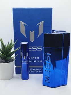 Messi Fragrances
 
Messi Elixir Parfum Intense

3.3 fl 
0.3 fl Travel Spray