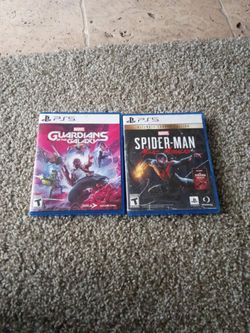PS5 Games Bundle – Guardians of the Galaxy & Spider-Man Miles Morales both tested & working