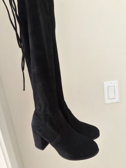 Above knee boots black