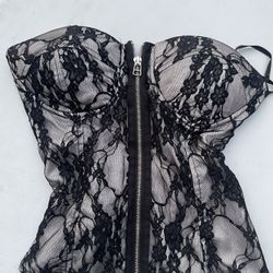Black And White Corset 