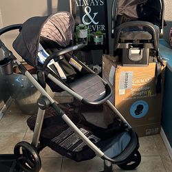 New Graco Modes Nest2Grow Stroller And Graco Snugride Car seat Travel System