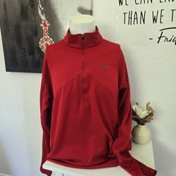 Nike Dri-Fit Crimson Half-Zip Sweatshirt Size XXL