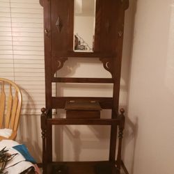 Antique Hall Tree