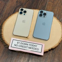 ✨ Pro-Level Cameras! - iPhone 13 Pro – Payments available with $5 DOWN ! - Smartphone 