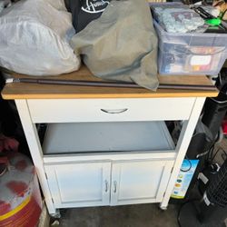 Free Microwave Stand With Storage 