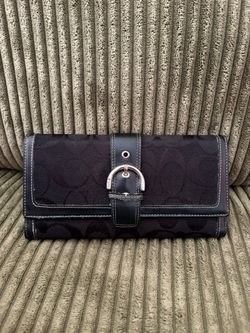 Black Vintage Coach Wallet 