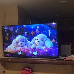 Still Like New  Very Nice And Clean  55 Inches Come With Control  No Legs