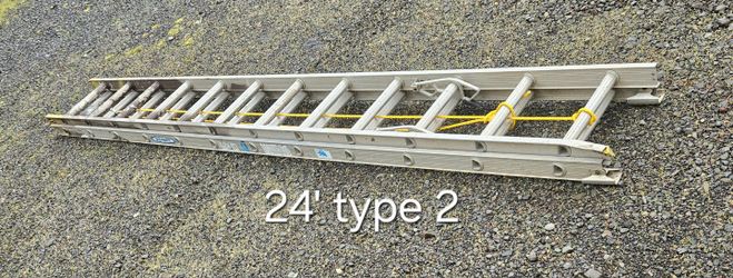24' Werner aluminum ladder-type 2 