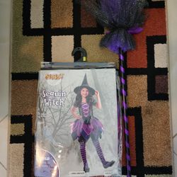 Spirit Halloween Sequin Witch Costume.