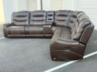 🛋️ Sectional Sofa/Couch - Recliners - Brown - Delivery Available 🚛