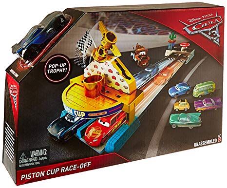 Disney / Pixar Cars Cars 3 Piston Cup Race-Off Playset [Jackson Storm!]