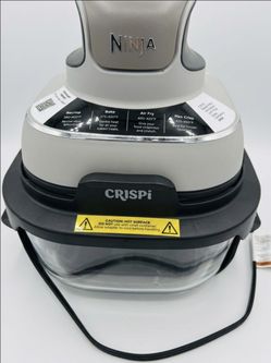 Ninja Crispi Portable Glass Air Fryer Cooking System - Great Condition with All Accessories