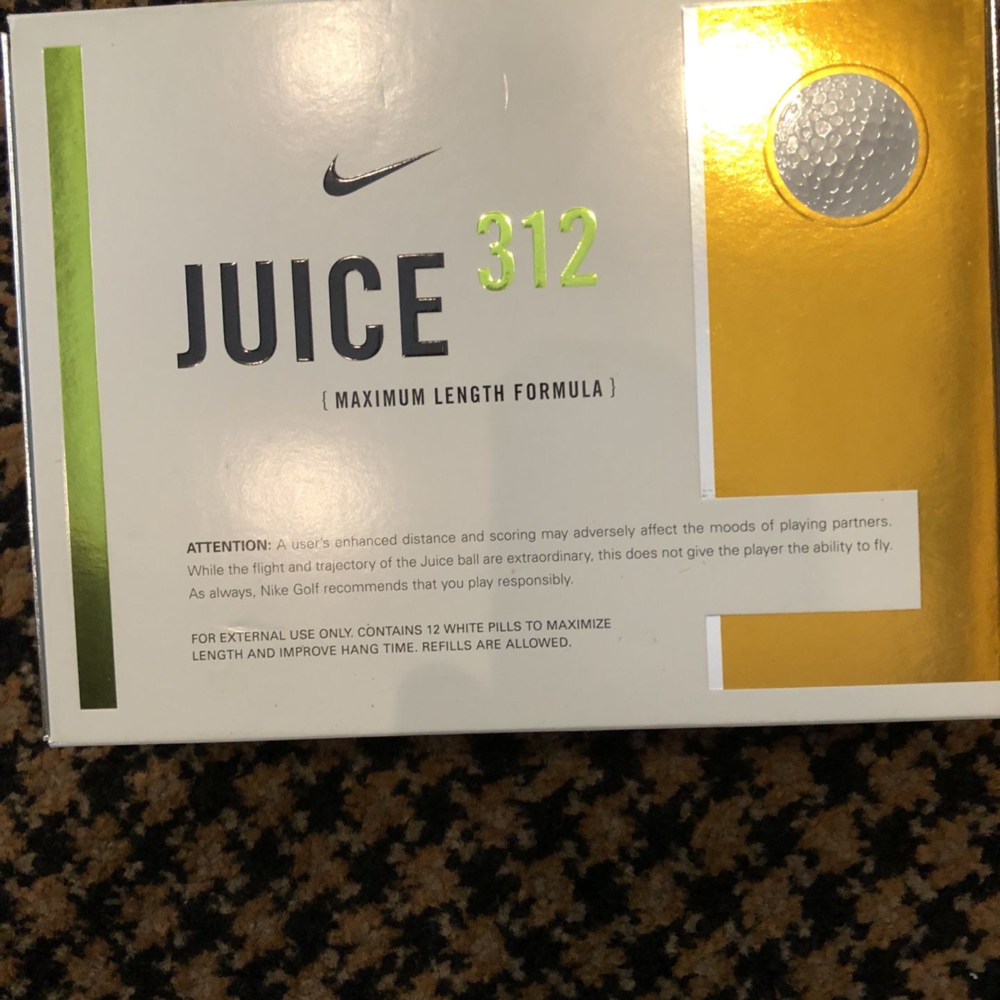 Nike juice 312 golf balls hotsell