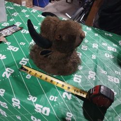 Buffalo Stuffy Man Cave Mount 