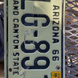 VINTAGE LICENSE PLATES
