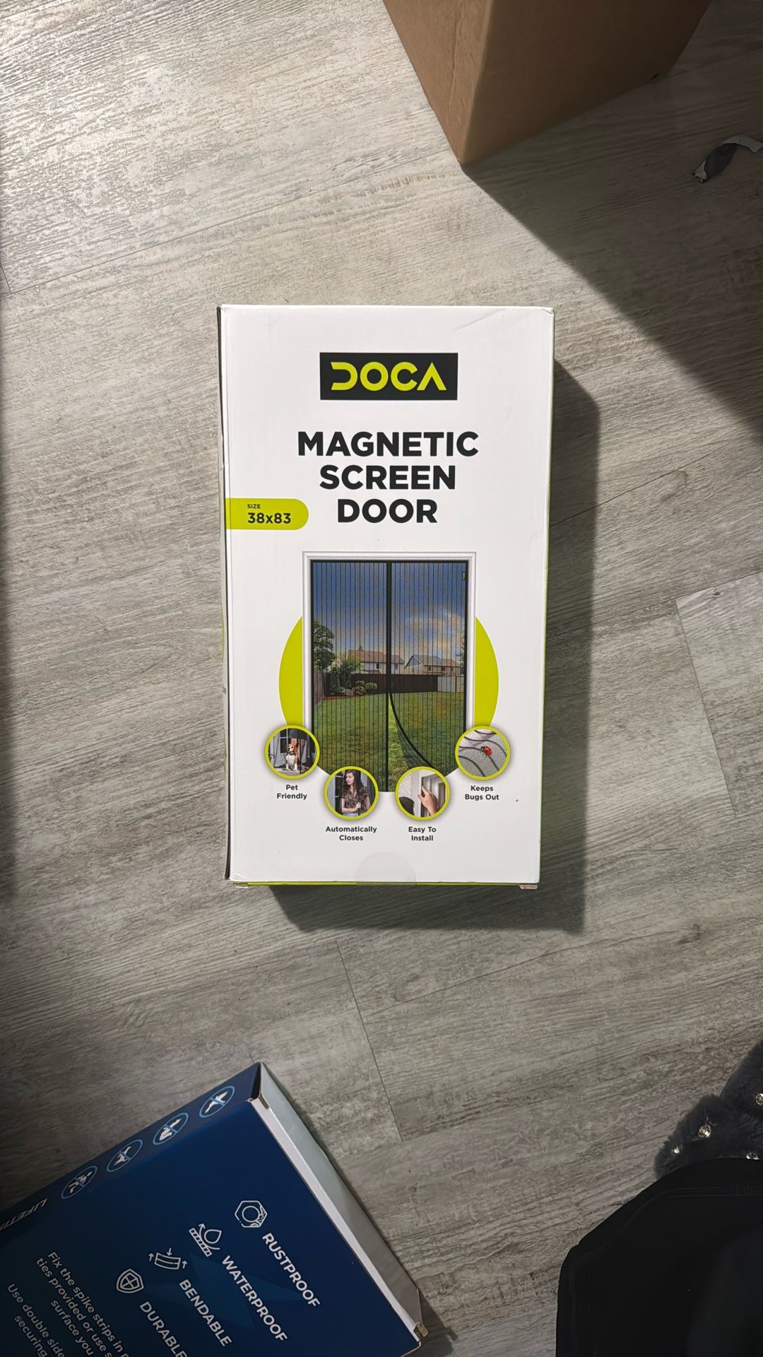 Magnetic Screen Door - Closure Fits Doors Up to 78 inches x 81 inches