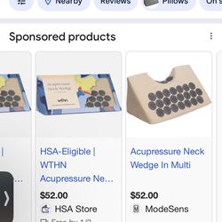 Acupressure Neck Pillow Unopened 