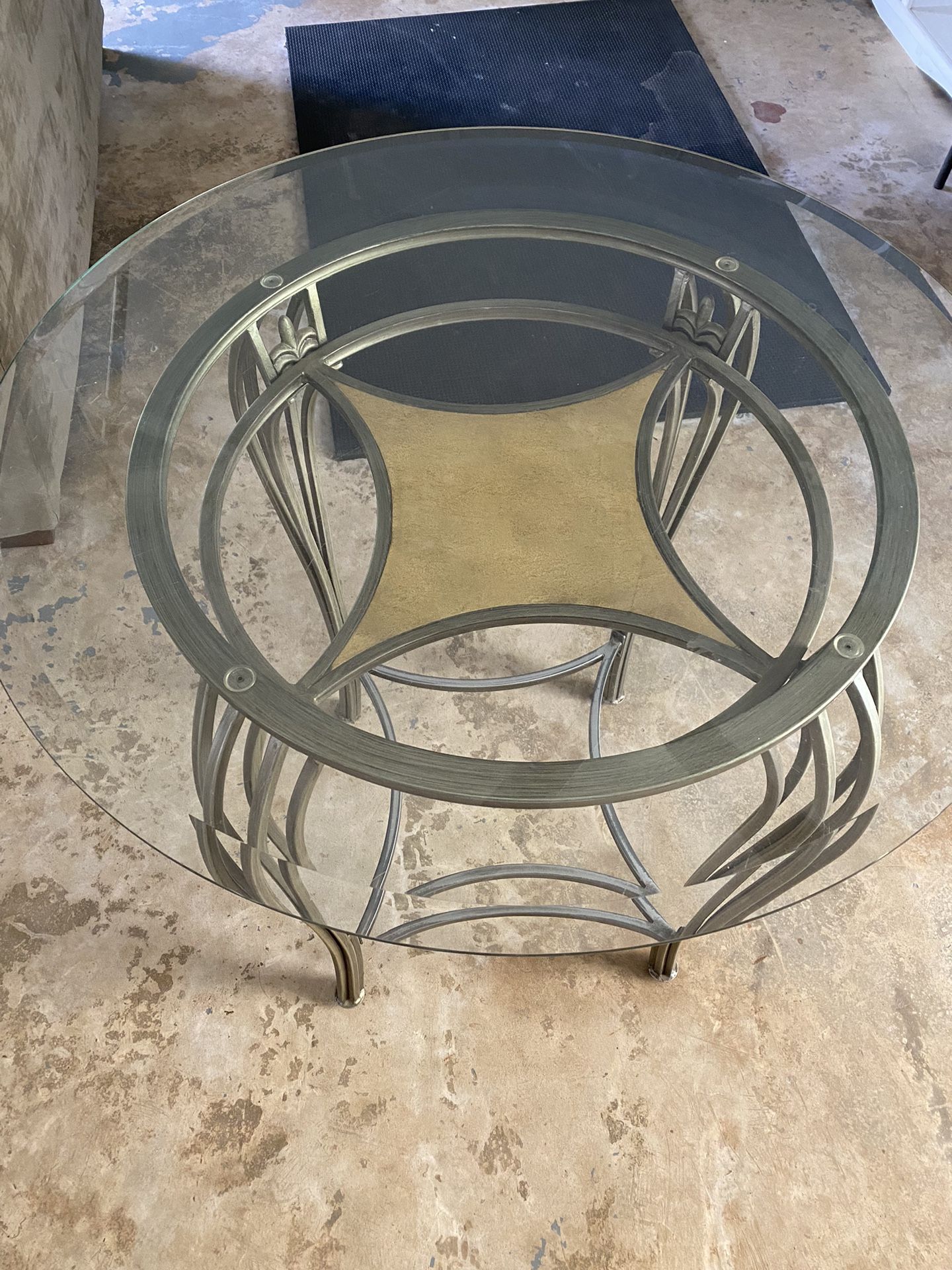 Glass Top Table