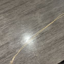 14k Gold Rope Chain . 26 Inches Long 