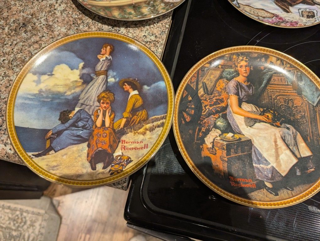 Norman Rockwell Plates