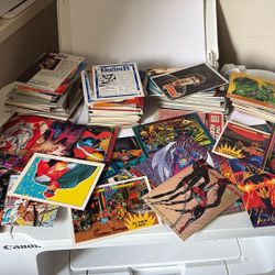 Marvel, Dc ,Street Fighter, Planet Of The Apes, X-men,Jurassic Park, Jason Goes To Hell, Portfolio Of 92 Swimsuit Model Of The Year, Grease