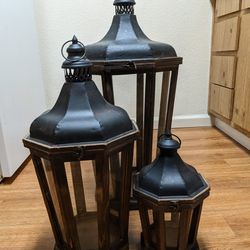 3 Large Wedding Lanterns 