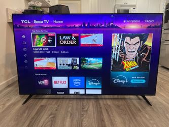 65” TCL 4K smart tv