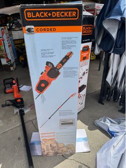 10 in. 8 AMP Corded Electric Chainsaw with Pole Attachment