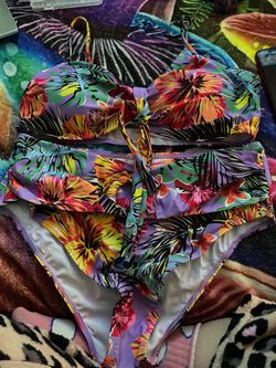 3 Piece Floral Swimsuit