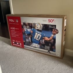 3 Month Old  TV 50” PICK UP ONLY
