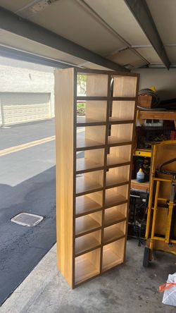 Custom handmade oak shelving/ shoe rack