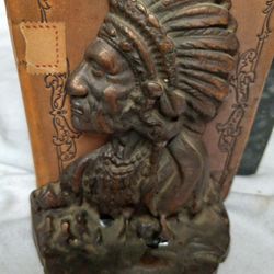 Brass/Bronze Indian Bookends