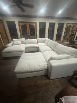 Elyza Cloud Sectional Couch Feather Filled Cloud Sectional Couch Set Fast Delivery Military Discount Only $39 down payment 👉 Please ask Jon Green for