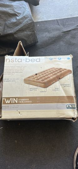 Twin Air Mattress with built in pump.