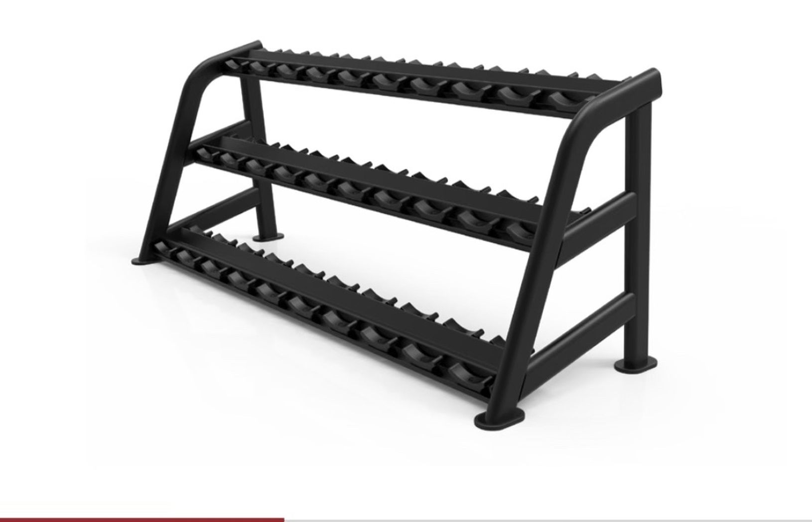 Brand New In The Box TKO 3-Tier Dumbbell Weight Rack- Holds 15 Pairs