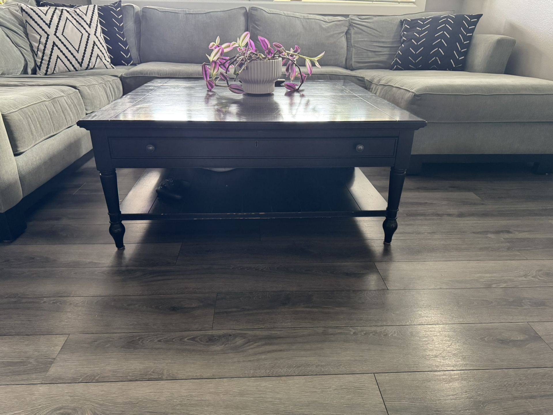 Large Black Coffee Table