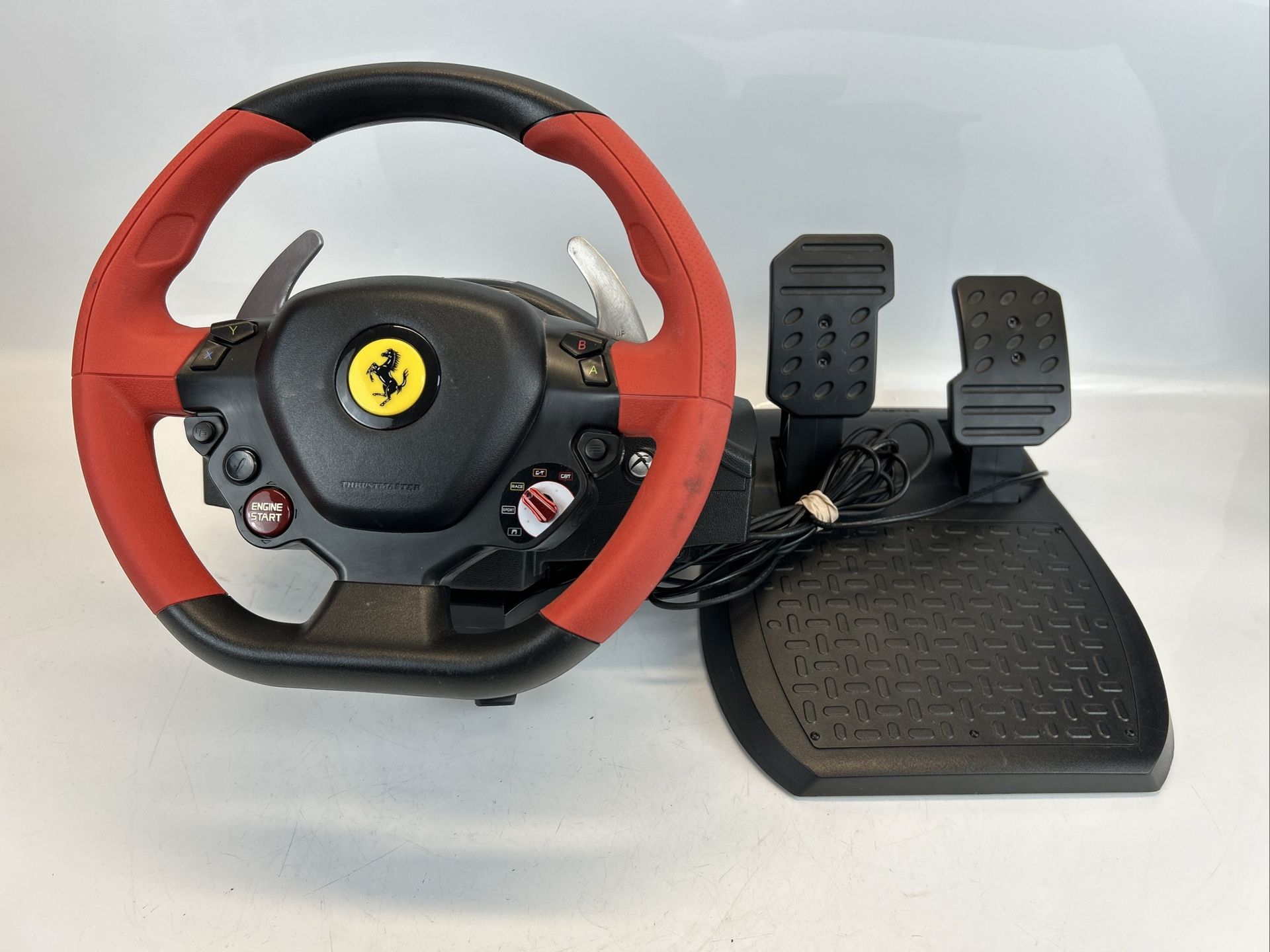 Thrustmaster Ferrari 458 Spider ((contact info removed)) Wheel And Pedals Set