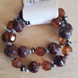 Vintage My Style Beaded Bracelet. NWT. 
