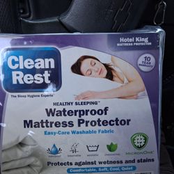Clean Reast Hotel King Mattress Protector Water Proof Mattress Protector(Brand New Unopen)