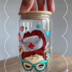 Libbey Glass Can Cup Nurse Life 