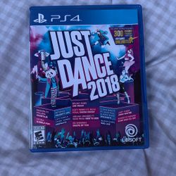 PS4 JUST DANCE 2018