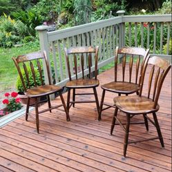 Lee Hitchcock Antique 4 Piece Dining Set