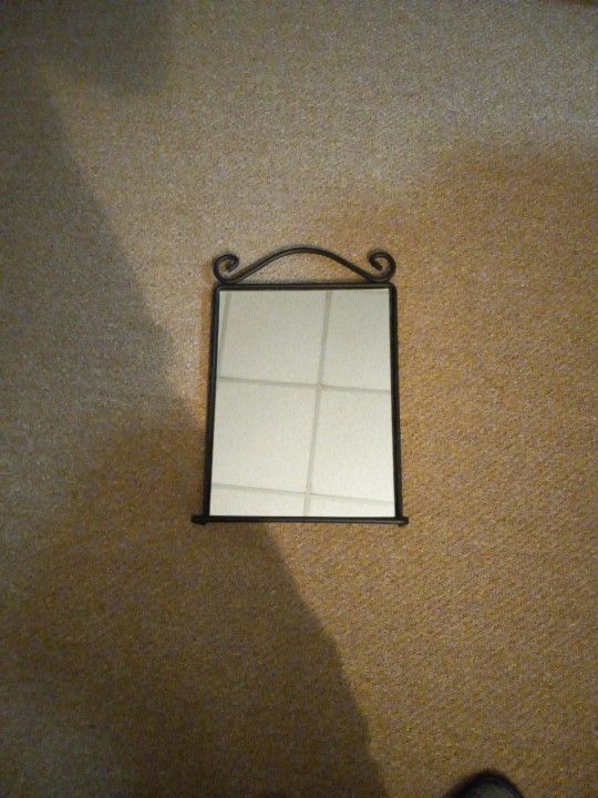 Black Wrought-iron Mirror