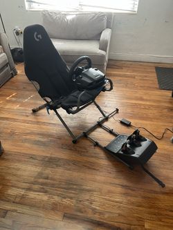 Logitech Simulator Playseat Wheel And Pedals $300