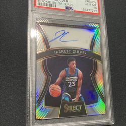 2019 PANINI SELECT JARRETT CULVER ROOKIE SIGNATURES PSA #RSJCV GEM MT 10