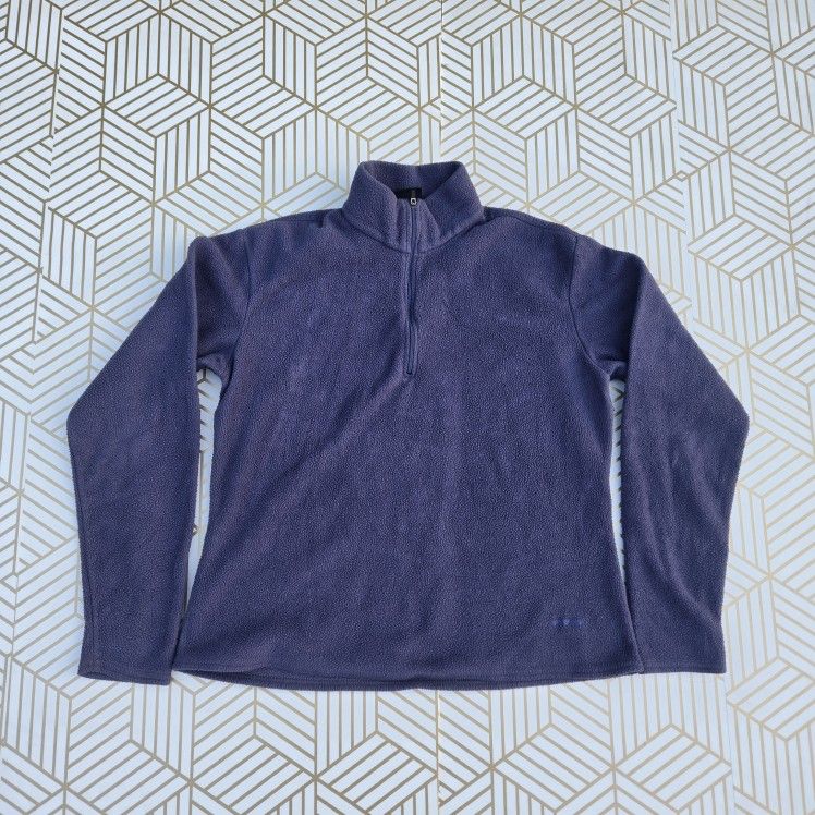 Vintage Patagonia Women's 90s Capilene Half Zip Fleece Outdoors Winter Thermal Purple